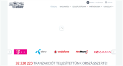Desktop Screenshot of mobileonline.hu
